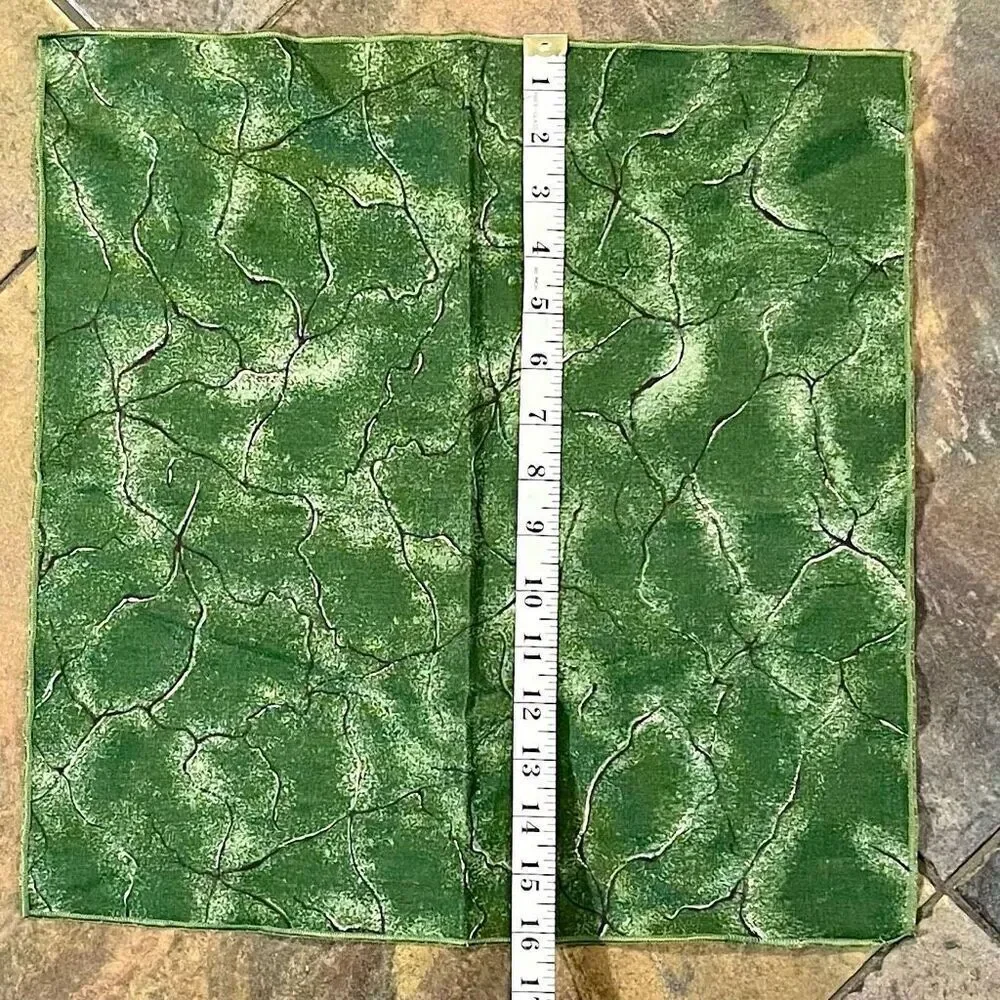 Terrisol Green Marble Crack Cloth Napkins Set of 11